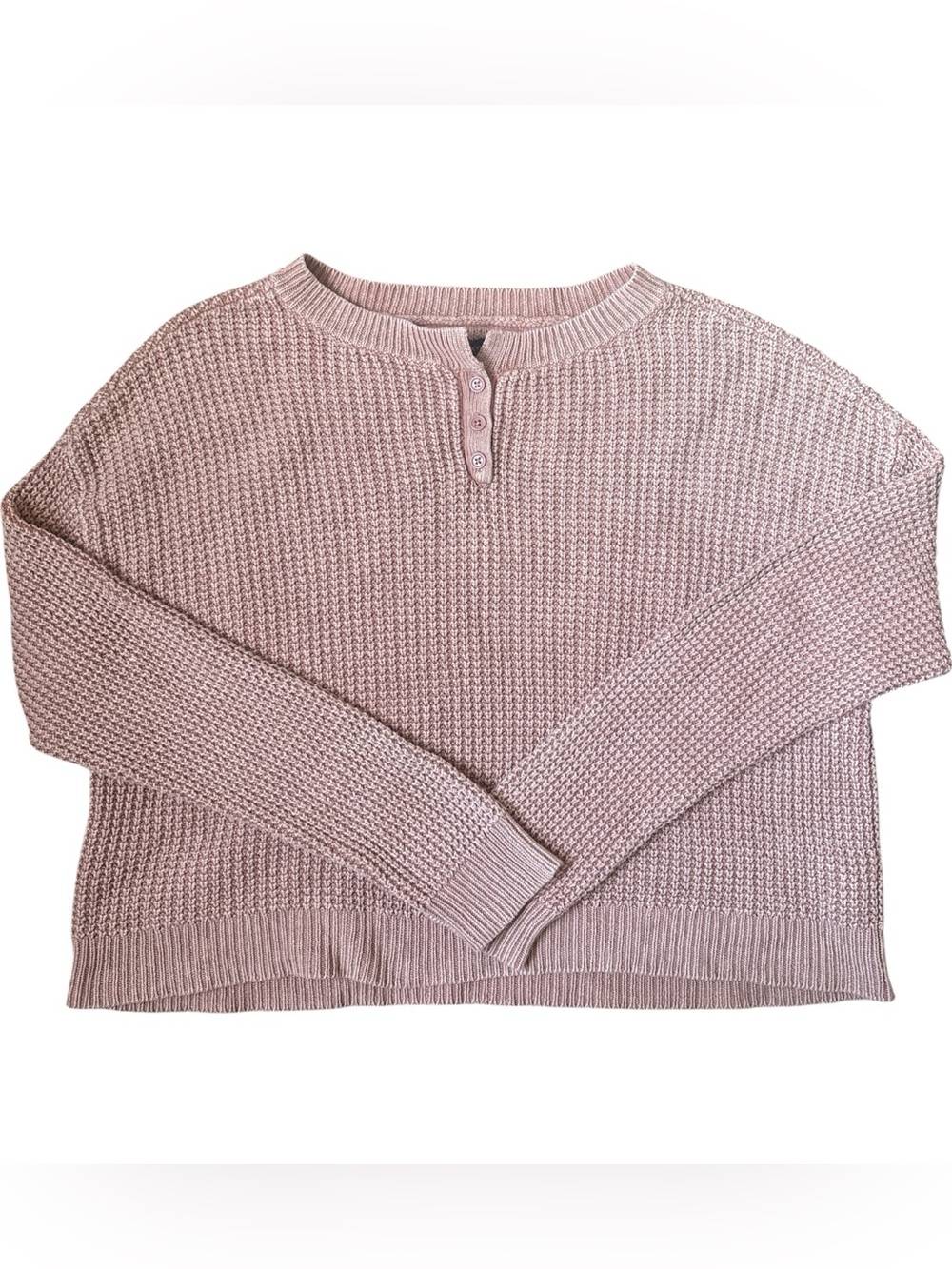Kendall & Kylie Henley Sweater in Dusty Pink